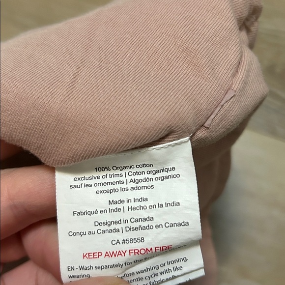 Pehr Organic Cotton French Terry Ruffle Vest in Soft Peony - Picture 5 of 8